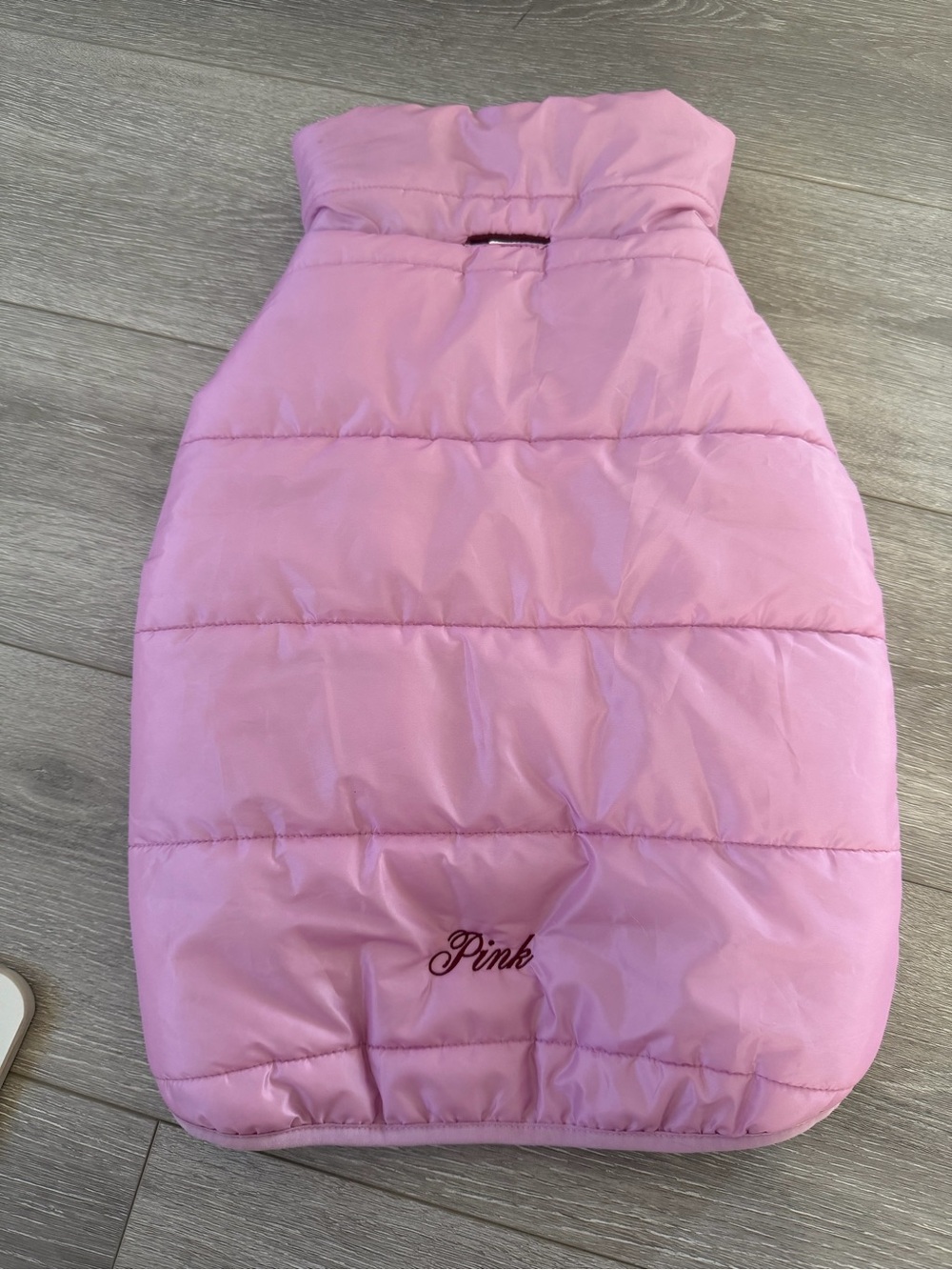 Pink Dog Puffer Vest For Medium Dog